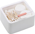 Tecbeauty 2 Slot Cotton Swab Ball Qtip Holder Jar Plastic Container Dispenser by Tecbeauty