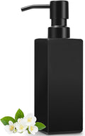 GMISUN Black Soap Dispenser Bathroom, Glass Hand Soap Dispenser by GMISUN