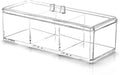 Square Acrylic Cotton Ball Pads Gauze Swab Holder Organizer Q-tip Dispenser by KWCollection