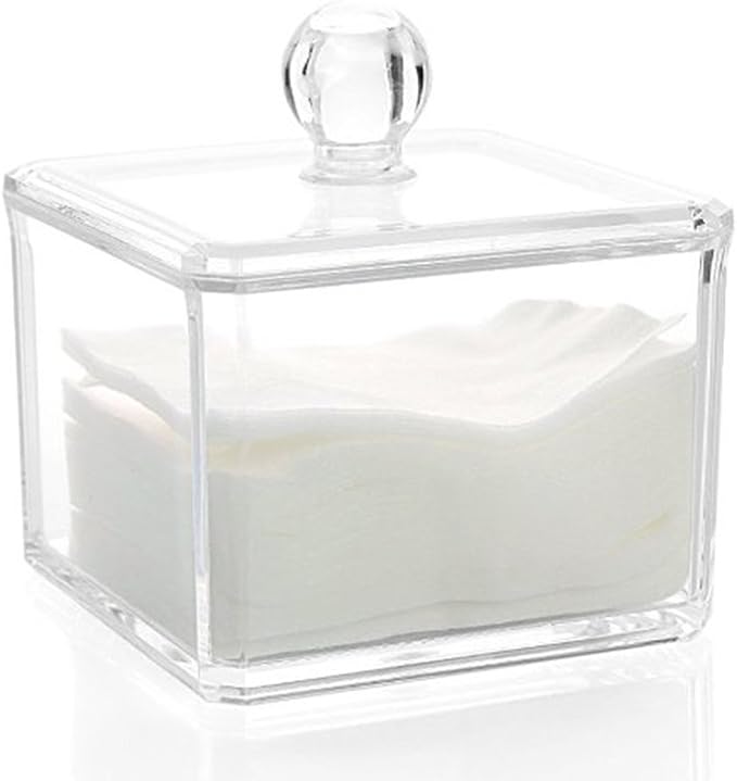 Kamay's Transparent Cotton Ball Pad Swabs Make Up Pads Dispenser Holder by Kamay%27s