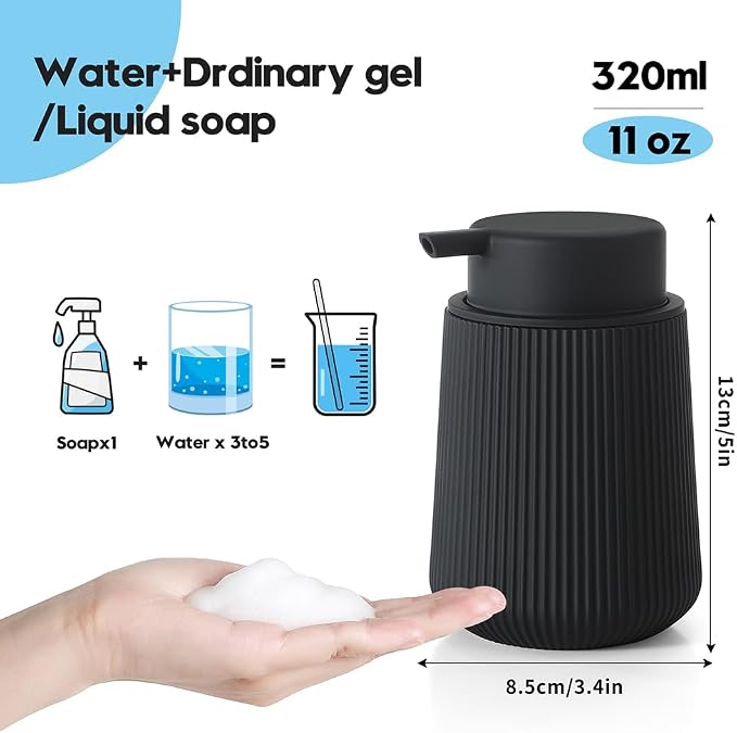 Striped Foaming Hand Soap Dispenser - Image 4