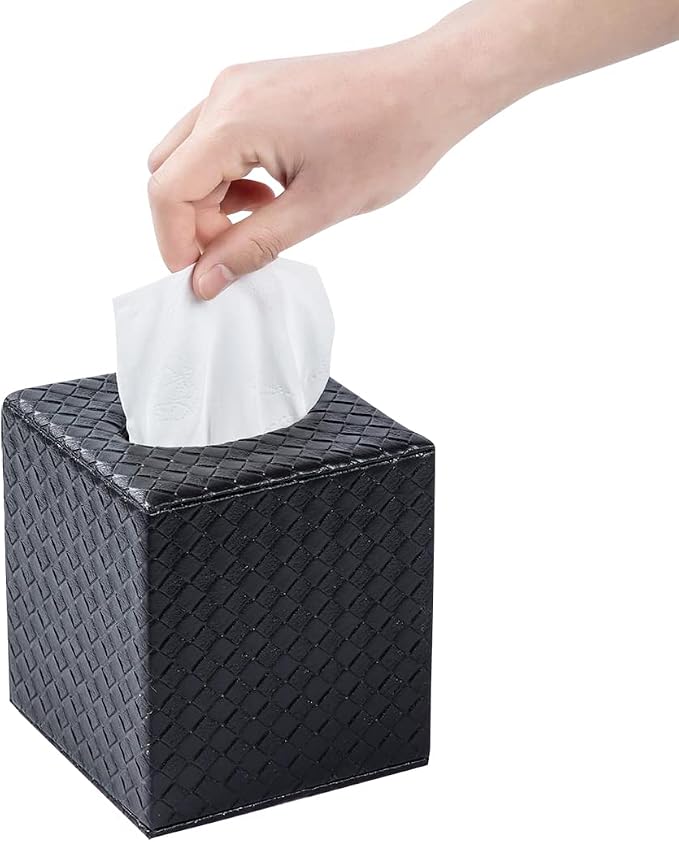 Black Tissue Box Cover, Tissue Box Holders - Image 7