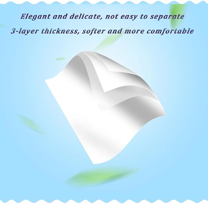 Carstuus Car Tissue Refill, Disposable Facial Tissues, Disposable Face Towel - Image 4