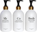 Shampoo & Conditioner Shower Dispenser Set, Pearl White by Unknown