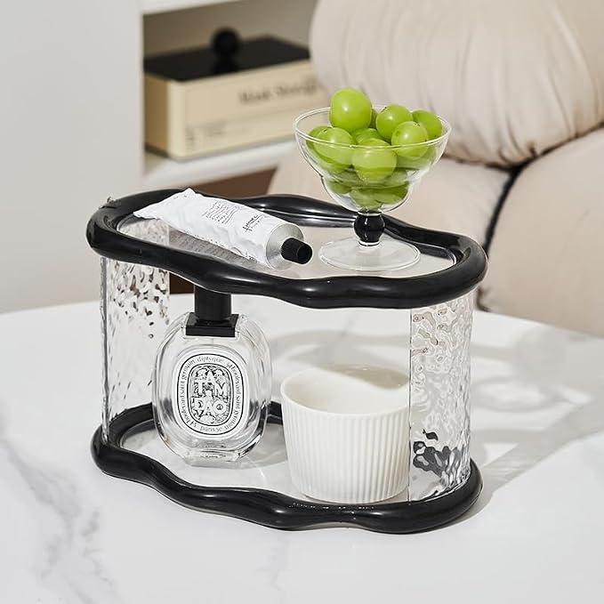 Bathroom Countertop Organizer, 2 Tier Bathroom Organizer and Storage, Acrylic - Image 3