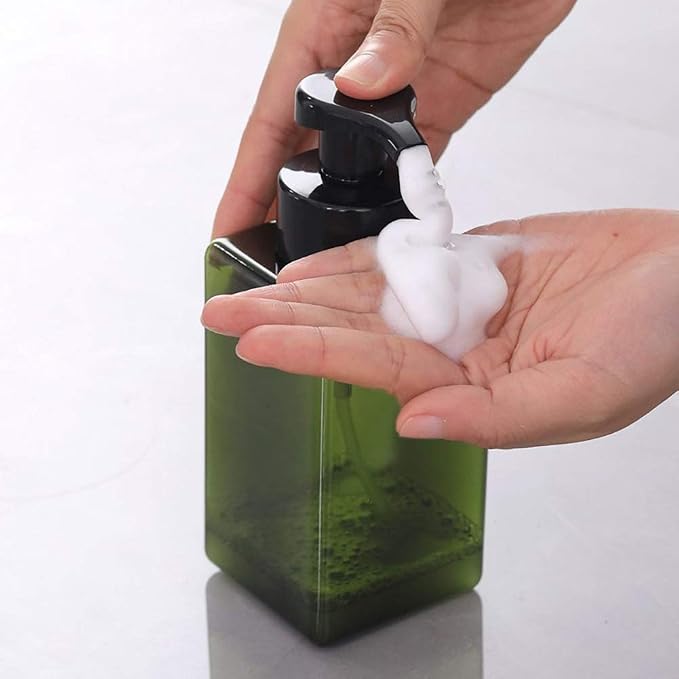 UUJOLY Foaming Soap Dispenser, 250ml Refillable Pump Bottle - Image 3
