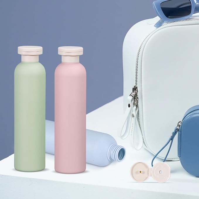 Travel Shampoo Bottle, Empty Plastic Squeeze Bottles 8.8oz - Image 2