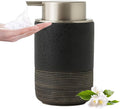 Ceramic Foam Hand Soap Dispenser, 12Oz Countertop Lotion Dispensers by Axcvveiyi
