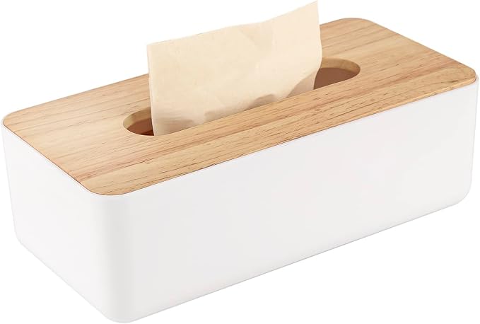 Wooden Rectangular Tissue Box Holder by pojah