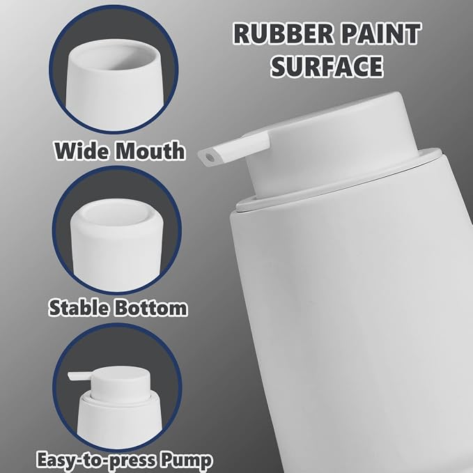 12Oz White Soap Dispenser - Image 2