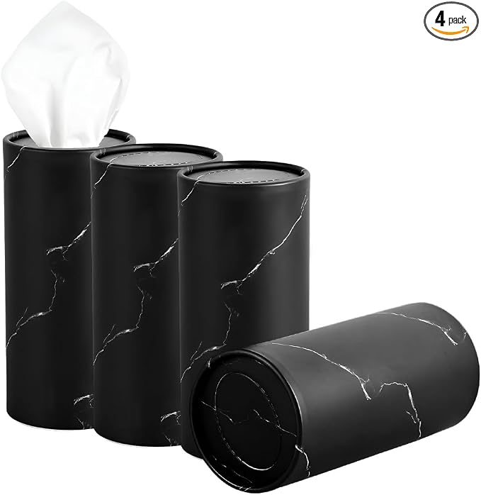 4PCS Car Tissue Holder, Car Cup Holder Convenient Travel Tissue Tube Box by Unknown