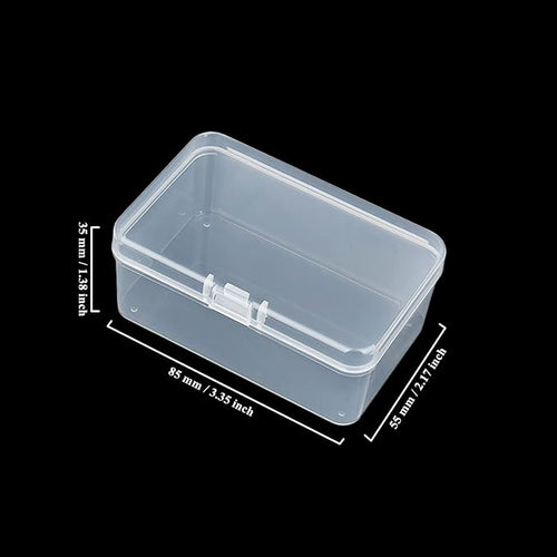 20 Pack Rectangular Clear Plastic Storage Containers Box - Image 2