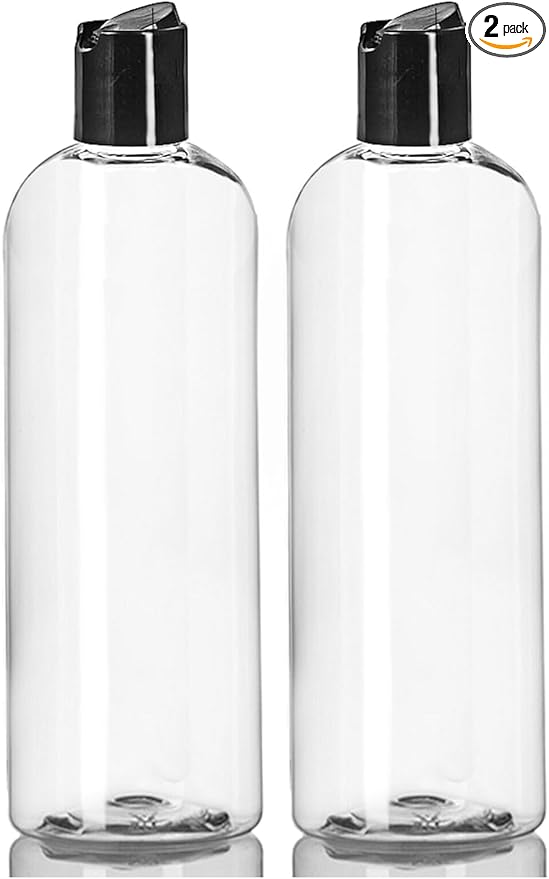 ljdeals 16 oz Clear Plastic Empty Bottles by ljdeals