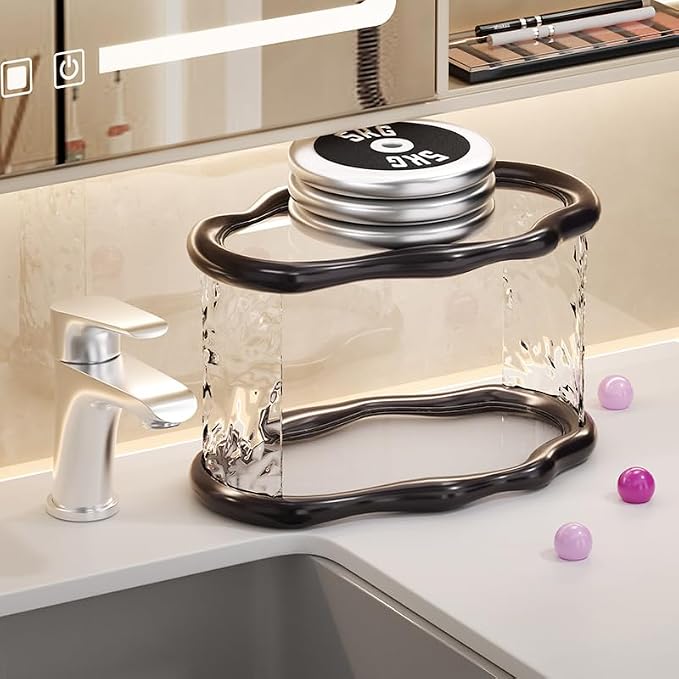 Bathroom Countertop Organizer, 2 Tier Bathroom Organizer and Storage, Acrylic - Image 4