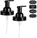 Amolliar Mason Jar Foaming Soap Dispenser Lids, Plastic Foam Pump Lids by Amolliar