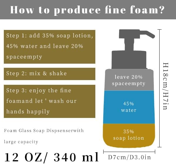Easy Tang Glass Foaming Soap Dispenser - Image 5
