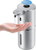 Automatic Liquid Soap Dispenser 12.8oz, Rechargeable & 6 Levels Soap Adjustable by Unknown