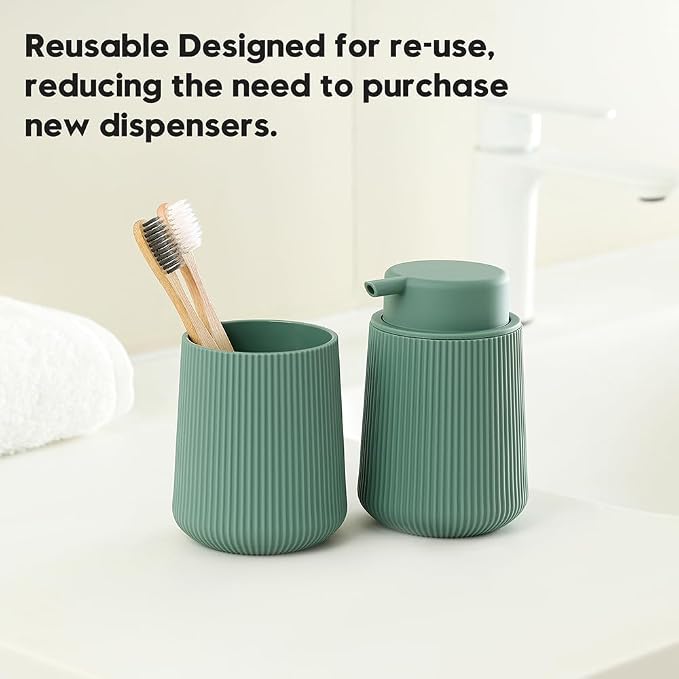Striped Foaming Hand Soap Dispenser - Image 4