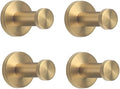 Golden Brushed Stainless Steel Single Super Heavy Duty Wall Mount Hook by NELXULAS