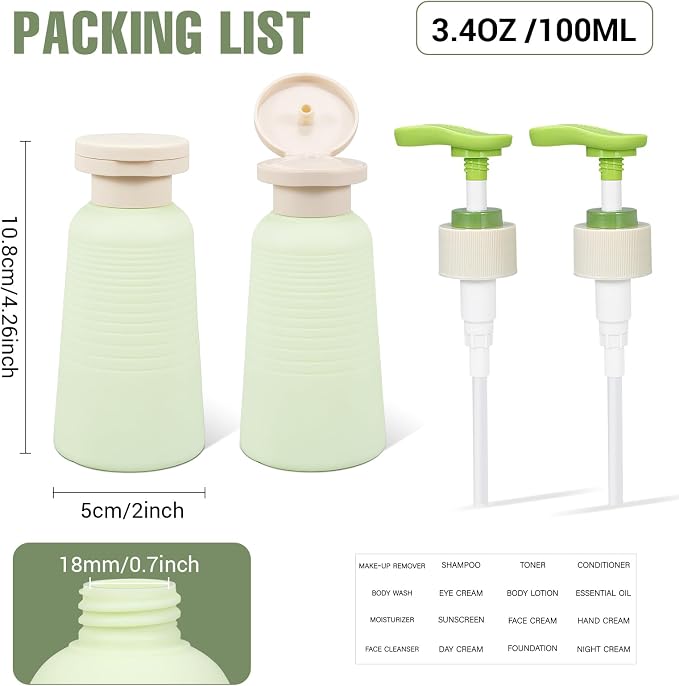 3.4oz Travel Shampoo Bottle - Image 5
