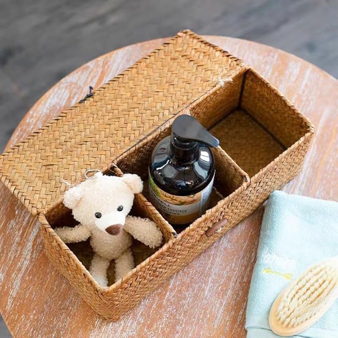 Seagrass Storage Basket for Bathroom - Image 7