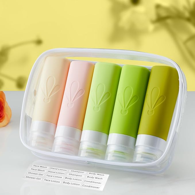 INSFIT Travel Bottles for Toiletries, TSA Approved 3oz Travel Size Toiletries - Image 5