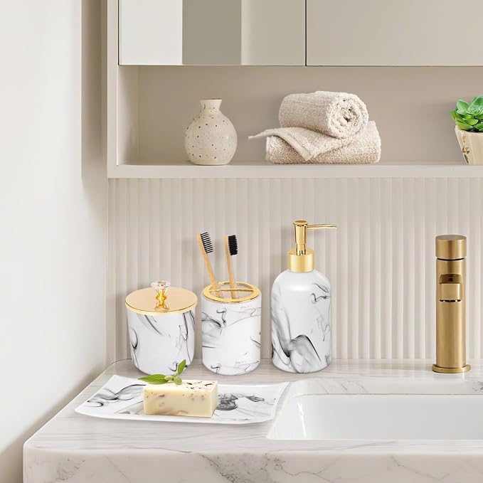 Haturi Bathroom Accessories Set, Glass Kits, Gift - Image 2