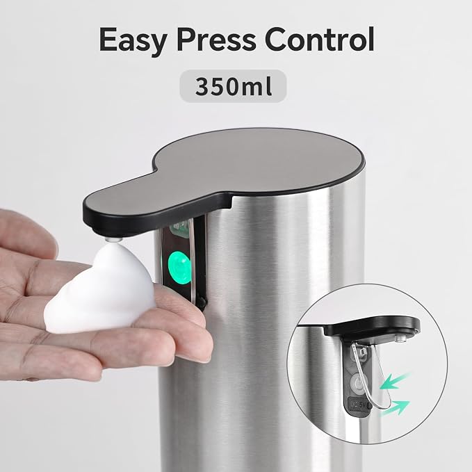 LAOPAO Electric Foaming Soap Dispenser, Rechargeable Touch Foam Hand Soap - Image 3
