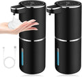 2 Pack Automatic Soap Dispensers, 12.8oz/380ml USB Touchless Automatic Foaming by VZZNN