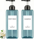 Shampoo and Conditioner Dispensers 25OZ Refillable Large Shower Bottles 2Pack by Unknown
