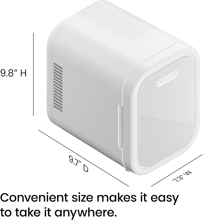 Iceman Portable Mini Fridge – Fits 6 x 12 oz Cans, Cooler and Heater Mini Fridge - Image 9