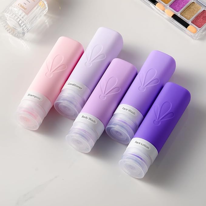 INSFIT Travel Bottles for Toiletries, TSA Approved 3oz Travel Size Toiletries - Image 6