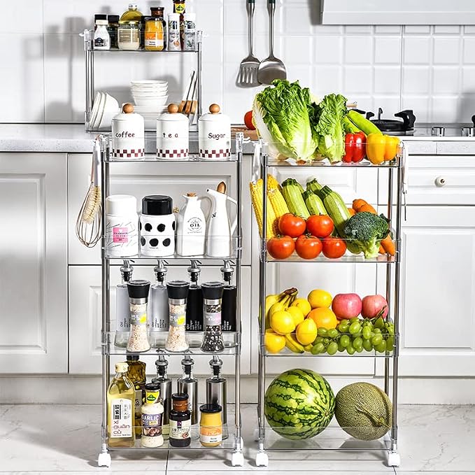 Chris.W Slim Storage Cart 4 Tier - Image 6