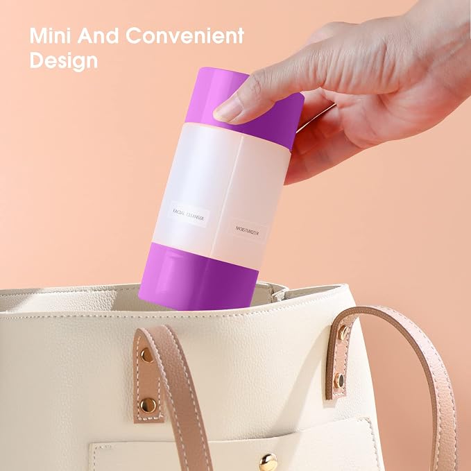 Travel Bottle, TSA approved 4-in-1 Leak-Proof Bottle, 4 * 60ml/2oz, - Image 5