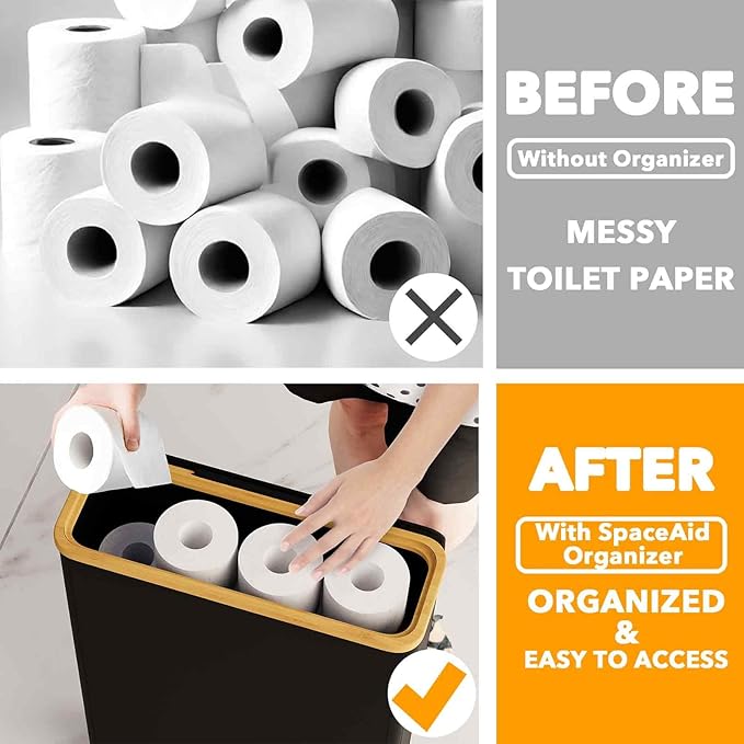 SpaceAid Extra Large Toilet Paper Storage - Image 3