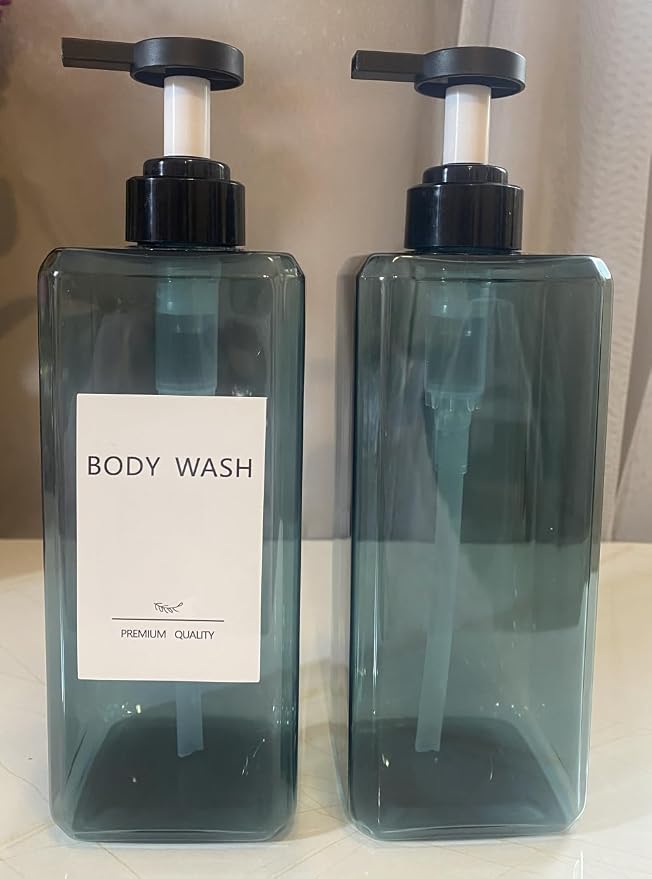 Shampoo and Conditioner Dispensers 25OZ Refillable Large Shower Bottles 2Pack - Image 7