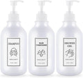 Shampoo and Conditioner Dispenser, Refillable Plastic Shampoo Pump Bottles by Unknown