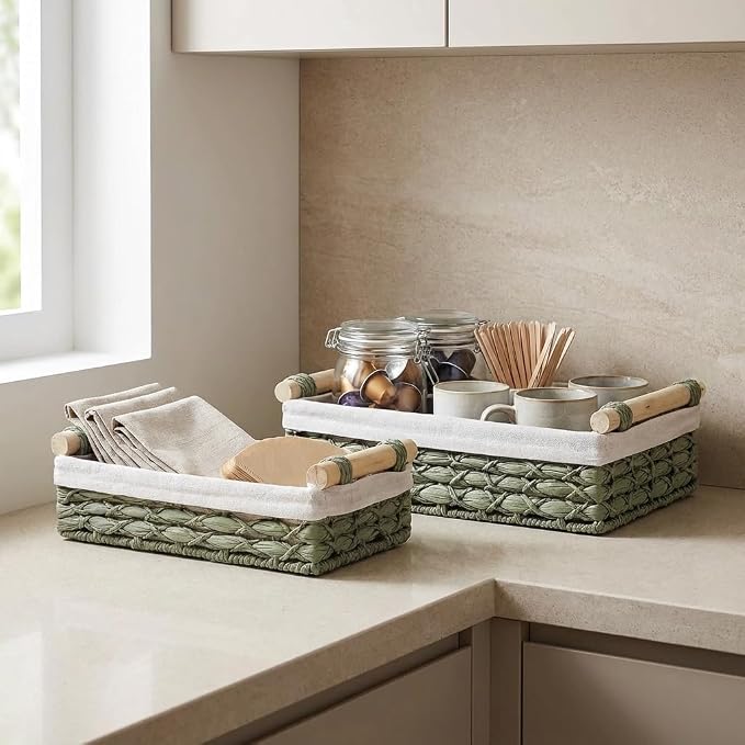 Baskets for Organizing, Paper Rope Basket Organizer - Image 7