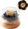 Qtips Holder Black Cotton Toothpick Holders Q-Tips Holder Black Bathroom by Unknown