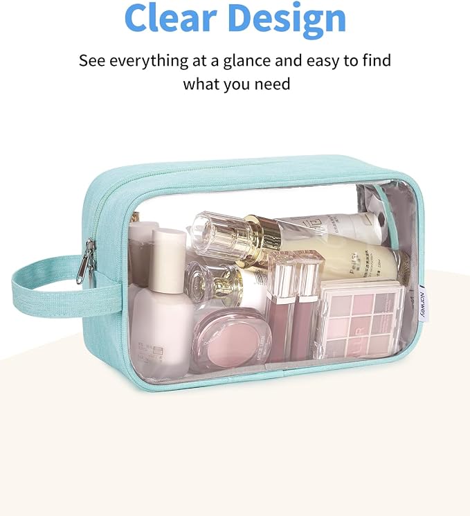 Narwey Travel Toiletry Bag for Women Traveling Dopp Kit Men Travel Bag for - Image 2