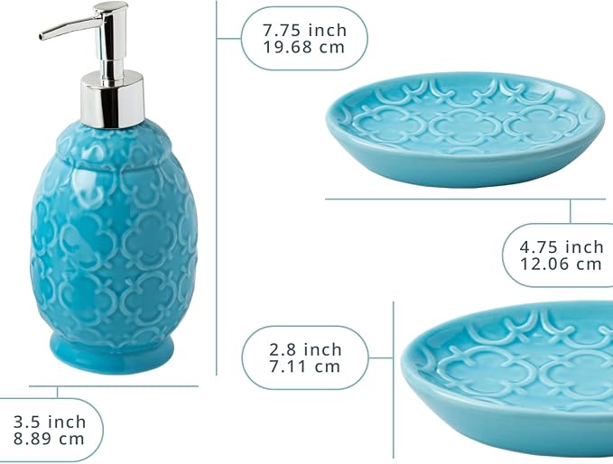 Comfify 4-Piece Bathroom Accessory Set - Image 3