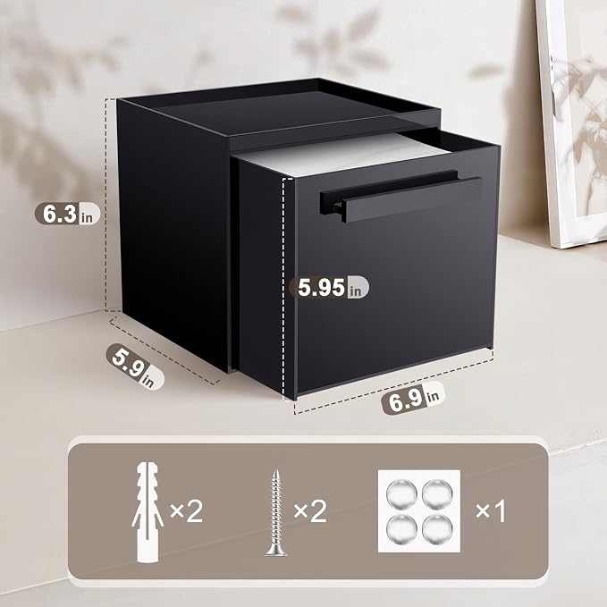 Disposable Face Towel Storage Box Compatible - Image 4