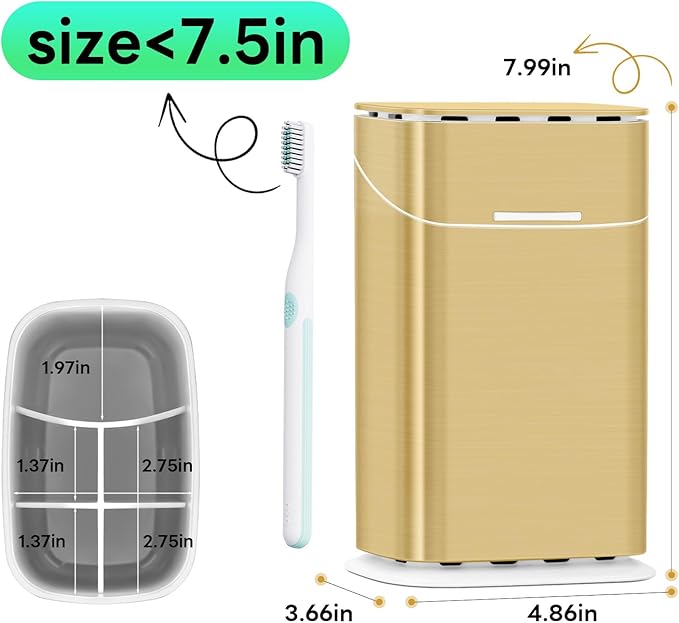 Toothbrush Holder with Cover - Image 2