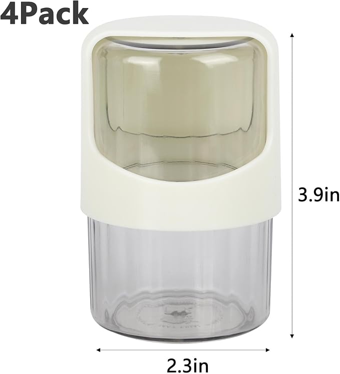 Tbestmax 4 Pack Rotating Qtip Holder Dispenser - Image 2