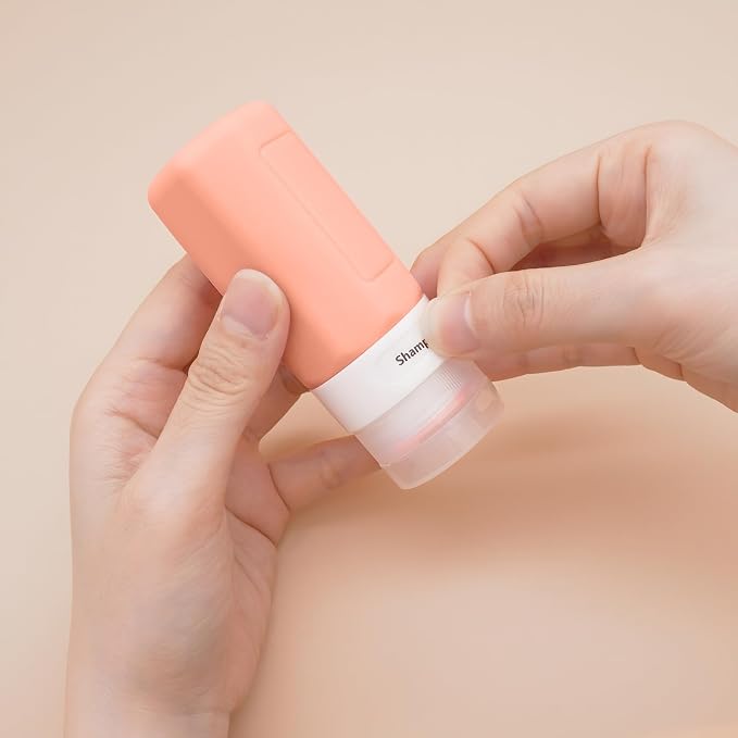 2 oz Travel Bottles, Small Size Containers, TSA Approved Silicone Travel - Image 5