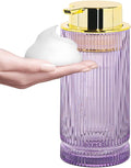 Foaming Soap Dispenser, 14 Oz Bathroom Refillable Liquid Lotion Pump Ribbed by Tonxus