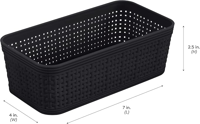 Simplify 10 Piece Organizing Set | Multiple Size Bins | Multipurpose | Office | - Image 8