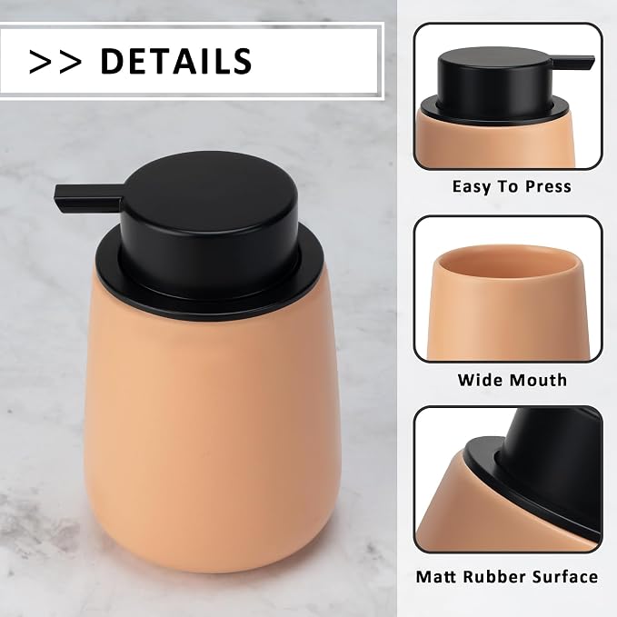 Soap Foaming Dispenser Ceramic - Image 3