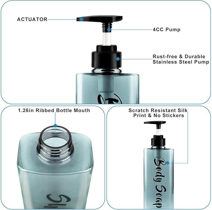 16.9oz Shampoo Dispenser for Shower - Image 5