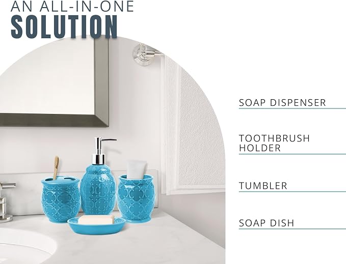 Comfify 4-Piece Bathroom Accessory Set - Image 5